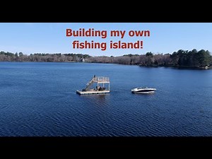 DIY building Floating dock with plastic barrels inspired by RCLifeOn Youtube channel