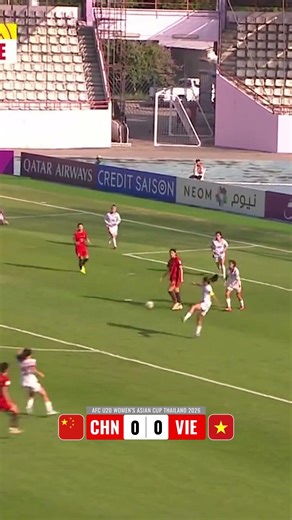 ⚽️ 38’ | GOAL! 🇨🇳 China U20 (W) take the lead! 🇨🇳 1️⃣–0️⃣ 🇻🇳