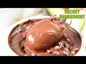You won't guess the SECRET Ingredient of this 4 ingredients Chocolate Pudding