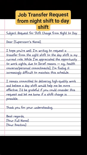 259K views · 1.8K reactions | Transfer request writing idea part_69 #transferrequest #JobTransfer | English Class | Facebook