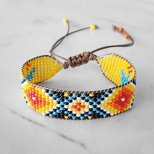 Handmade Beaded Boho Bracelet | Miyuki Boheme Y2K Jewelry