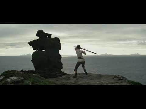 Star wars the last jedi | rey lightsaber training