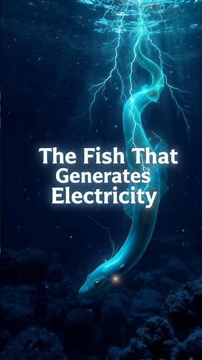 The Fish That Generates Electricity – Nature’s Living Power Station!🦈#electriceel #animalfacts