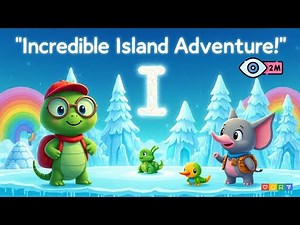 Iggy the Inchworm's Incredible Island | Letter I Story for Kids | Alphabet Adventures
