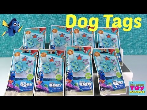 Finding Dory Dog Tags Series 1 Disney Pixar Blind Bag Fun | PSToyReviews