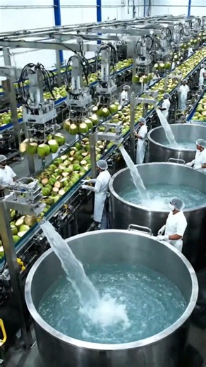 Inside a Modern Coconut Factory: From Fresh Coconuts to Premium Coconut Water