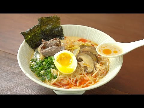 20-Minutes Spicy Creamy Miso Ramen :: Asian Noodle Recipe :: Better Than Buying It