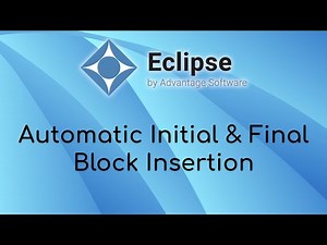 Automatic Initial & Final Block Insertion