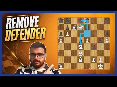 Eliminate the Defender: The Move That Wins the Game | Chess Tactics | Aniket Kathpal