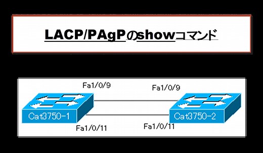 LACP/PAgPのshowコマンド | ネットワークのおべんきょしませんか？