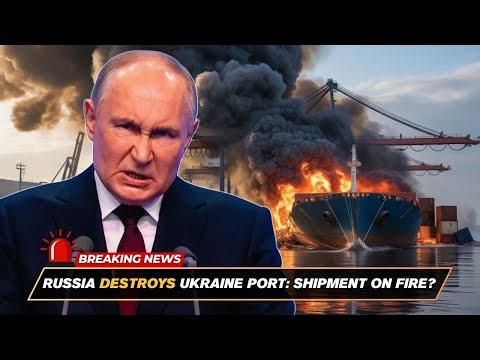 Russia Destroys Ukraine Port: Shipment on Fire?