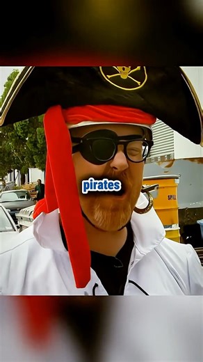 🏴‍☠️⚔️ Can a pirate really slide down a sail with a sword?
