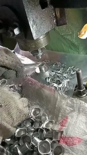 Precision Small Metal Part Manufacturing #MetalWork #MachineProcess #Engineering