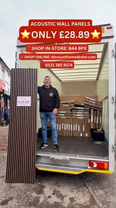 8K views · 1K reactions |  £28.89 Acoustic Wall Panels out for nationwide delivery!�Transform your walls today ✨� Get yours now at discounthomedealer.com #DiscountHomeDealer #WallPanels #HomeDecor #InteriorDesign #AcousticPanels | Discount Home Dealer | Facebook