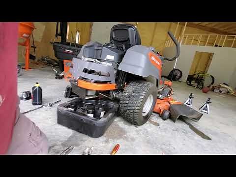 Husqvarna Z254f 250 hour maintenance