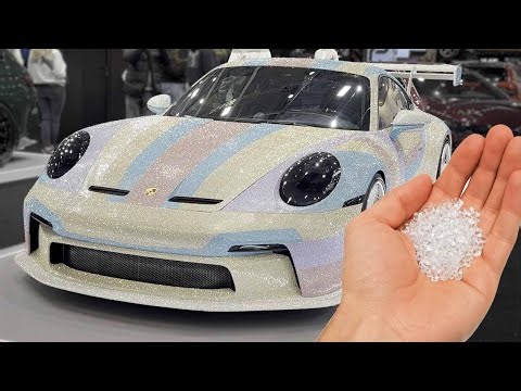 1.2 Million Crystals Porsche 992 at Essen Motor Show 2025