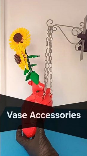 I Printed a Hanging Vase for Lego Flowers #3dprinting #lego #vase