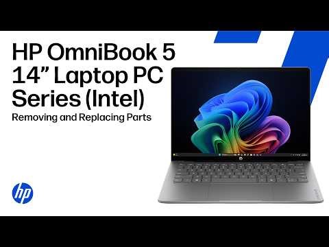 Remove and replace parts | HP OmniBook 5 14-inch Laptop PC Series (Intel) | HP computer service