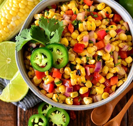Southwest Grilled Corn Salad