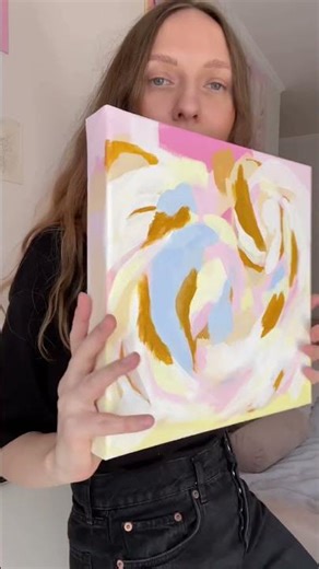 Рисую интуитивно абстракцию #абстрактноеискусство ##картинавинтерьер #творчество