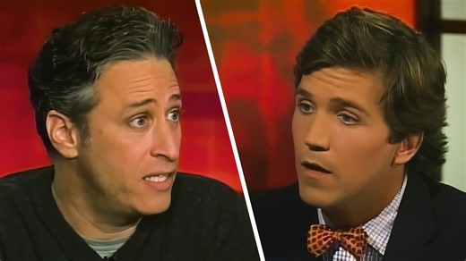 How Jon Stewart tried to humiliate Tucker Carlson on CNN