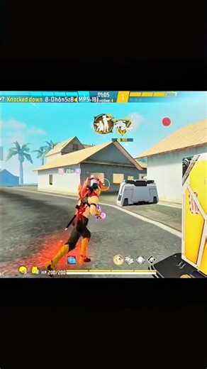 triple take down with mp5 // garena free fire// #freefire #gameplay #trending #viral #shorts #video