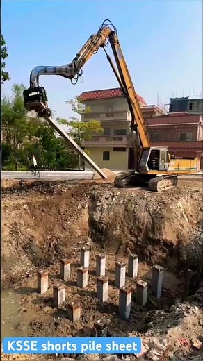 Why Use Sheet Piles in Construction?#feedshorts