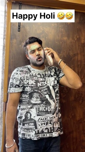 Happy Holi Guys 🤣🤣🤣 #comedyshorts #happyholi #holi