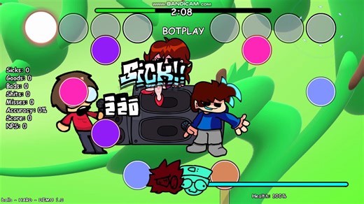 FNF dave and bambi，Universal Collision。