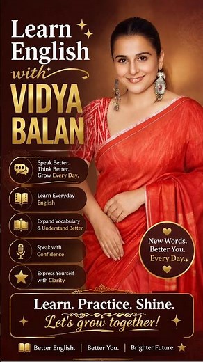 What Does "Ostensibly Polite" Mean? | Learn English with Vidya Balan.