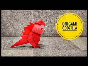 Origami Godzilla | Origami Animals | Origami tutorial | Paper craft