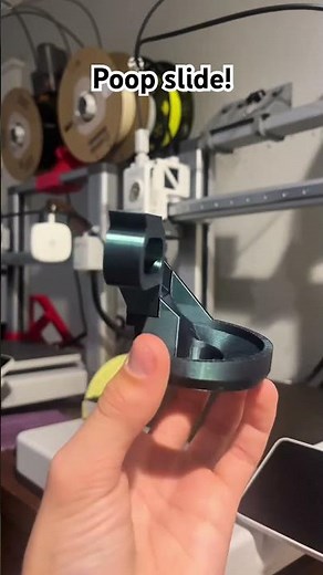 Poop slide! #3dprinting #funny