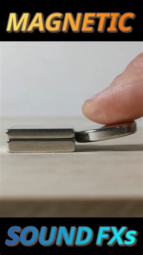 Magnetic Sound Effects #satisfying #neodymiummagnet