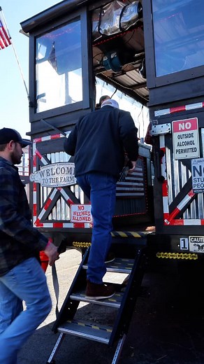 The temps may drop, but the fun doesn’t stop. Enclosed tractor = year-round rides. 🚜 | The Nashville Tractor
