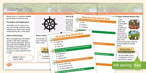 KS2 Dharma Day Differentiated Fact File and Quiz
