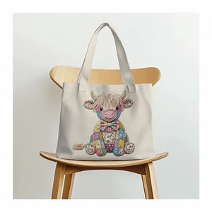 Oster Highland Kuh PNG, Patchwork Punch Needle Clipart (digitaler Download) - Etsy.de