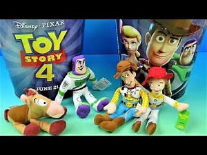 2001 Disney Pixar Toy Story set of 4 Kellogg's Cereal Mini Bean Bags Video Review