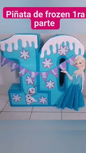 1.3K views · 48 reactions | Piñata de frozen #piñateria #piñatastematicas #reeelsviral #piñatasmexicanas #piñatas | Creacioneslili | Facebook