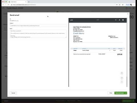 Applying a Credit in QuickBooks Online