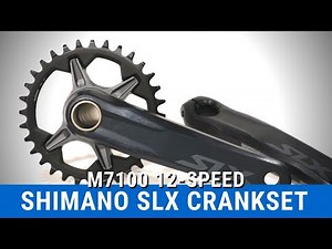 1x12 SLX Crank - Shimano SLX M7100 Crankset and Chainring Review of Features and Weight