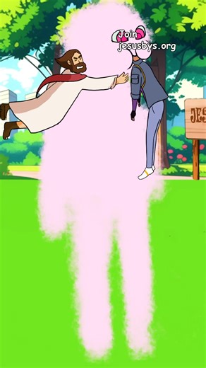 Jesus Battles the Cotton Candy Monster 🍭🌪️ #jesus #jesusbys #jbys | JesusBys