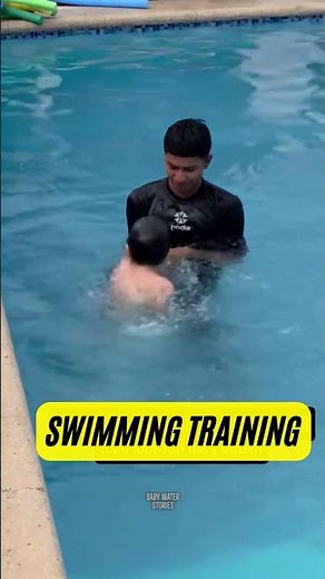 Swimming Training: Kid’s First Pool Jump! 💧