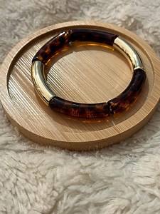 Leopard and Gold Tube Bracelet – A Trendy and Bold Piece of Jewelry - Etsy