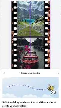 Canva video editing tutorial | Film strip animation| Canva #2026 #shorts #videoediting