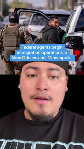 Federal agents begin immigration operations in New Orleans and Minneapolis #fyp #greenscreen