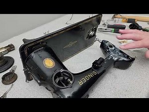 SINGER 201-2 sewing machine restoration Day #2