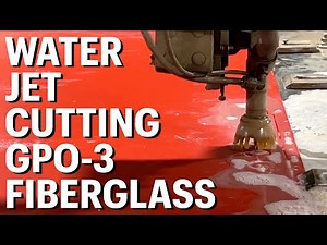 Waterjet Cutting GPO-3 Fiberglass - GRT Genesis