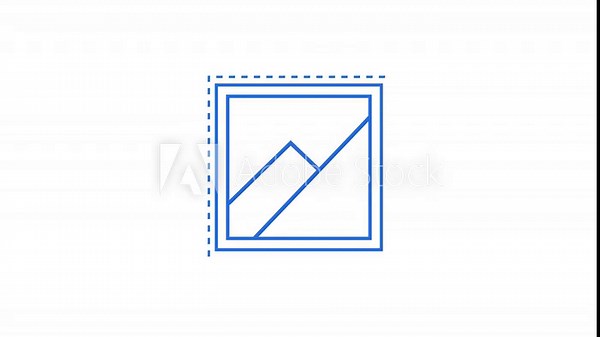 Image Compression and Optimization Animation. Looping Icon of Reducing File Size for Web Performance and SEO. Alpha Channel Setting. 4k Stock Video
