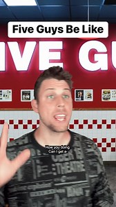 1.2M views · 31K reactions | I don’t know who these five guys are but they really like peanuts  #fiveguys #burger #fries #fastfood #restaurant #lunch #dinner #company #food | Tyler Regan | Facebook