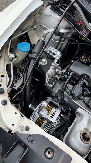 Close-Up Exploration of Car Engine Components